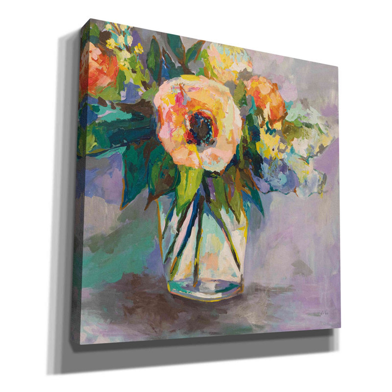 «Glow» par Jeanette Vertentes - reproduction d'art sur toile tendue, H 12 po x l 12 po x P 0,75 po