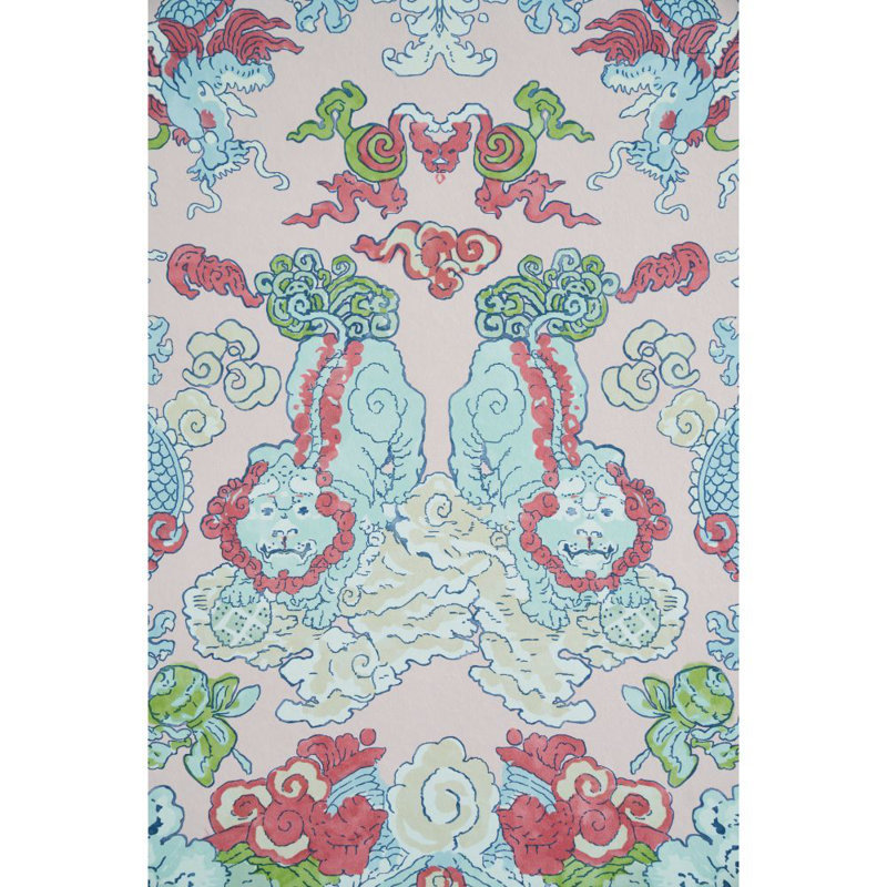 Magic Mountain Dragon Wallpaper, Blush