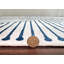 Teos - tapis d'intérieur lavable à la machine - tapis ivoire bleu 5 pi x 7 pi-813391028