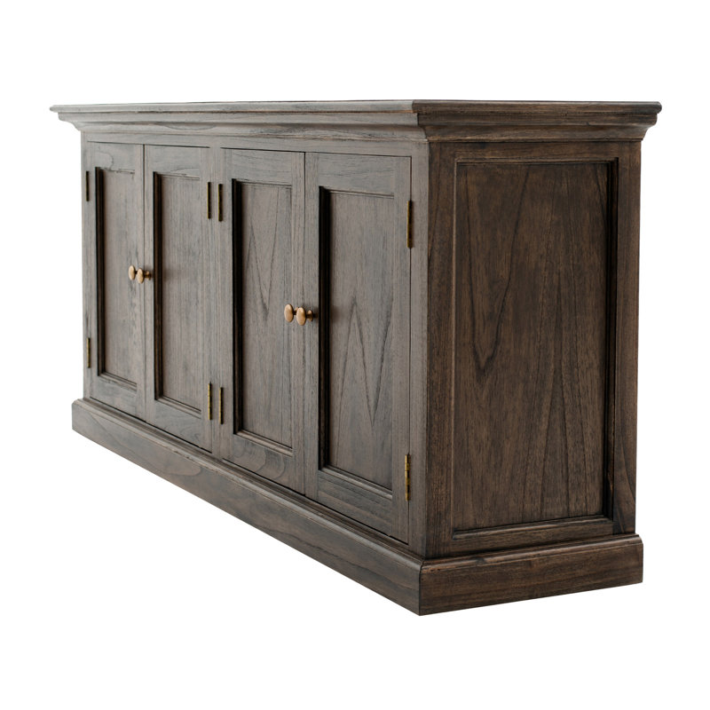 Halifax Jakel Double Bay Buffet Table Bottom, Mindi Black Wash