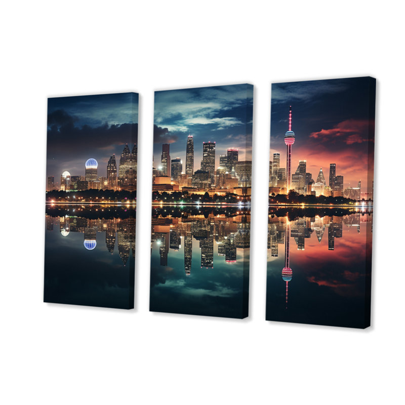 Ensemble de salon Dallas Wallscape Spot II - Dallas Wall Art, H 40 po x l 60 po x P 1 po