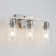 Black Vanity Light Fixture With Clear Glass, 4-Light Wall Sconce For Bathroom Mirror, Modern Farmhouse Lighting For Living Room, Bedroom, And Hallway