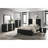1Pc Contemporary Black Finish Chest Five Drawers Metal Knobs Black White Bedroom Wooden Furniture-950297572