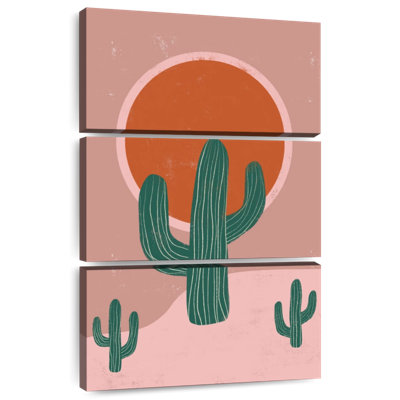 Harnek cactus et coucher de soleil