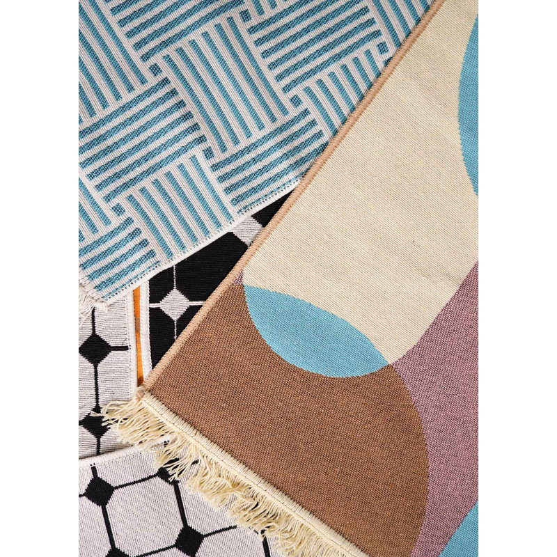 Vaxholm Geometric Hand Woven 120cm X 180cm Area Rug