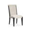 Table de salle à manger extensible à tréteaux avec 4 chaises d'appoint rembourrées-1415819827