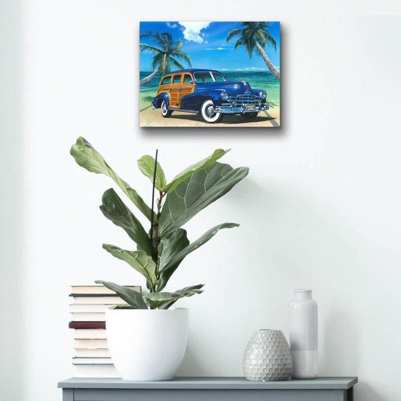 Art mural en verre Dovecove «Blue Lagoon» par Scott Westmoreland, H 12 po x l 16 po x P 0,13 cm