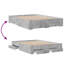 Vidaxl Bed Frame With Drawers Concrete Grey-533798027