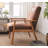 Beachwood Upholstered Armchair-297072043