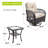 3 Pieces Outdoor Conversation Set