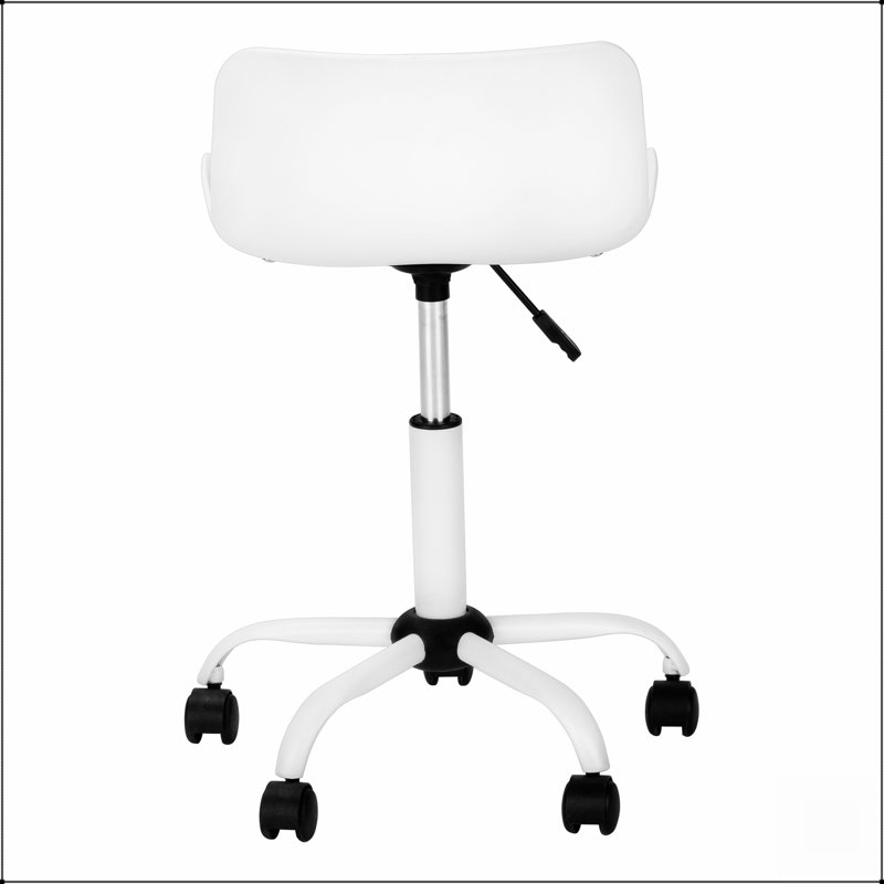 Chaise de bureau ergonomique pivotante à hauteur réglable pour enfants, conception moderne avec siège rembourré et support pour le bas du dos