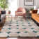 Premium Machine Washable Prisco Teal Rug