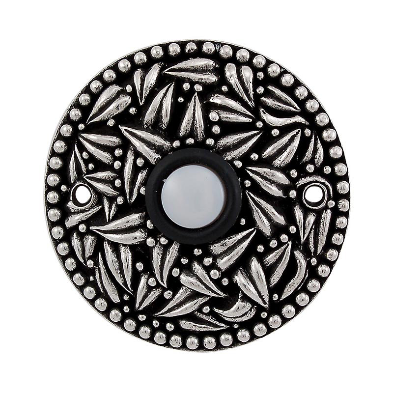 San Michele Push Button, Vintage Pewter