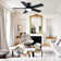 52" Ceiling Fan with Light Kit and Remote Control