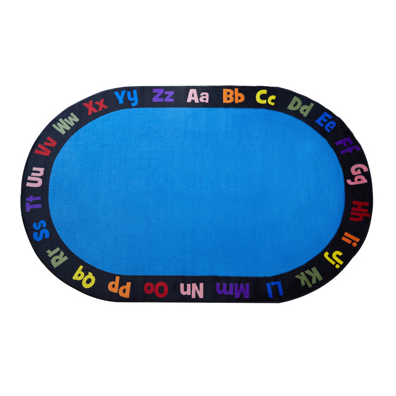 Apprendre mon alphabet, Ovale 7 pi 6 po x 12 pi