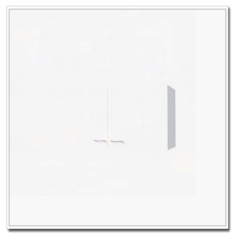 Armoire murale blanche 2 portes