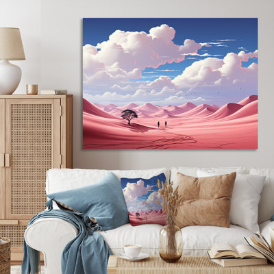 «Desert Twilight Traverse», art mural paysages spatiaux
