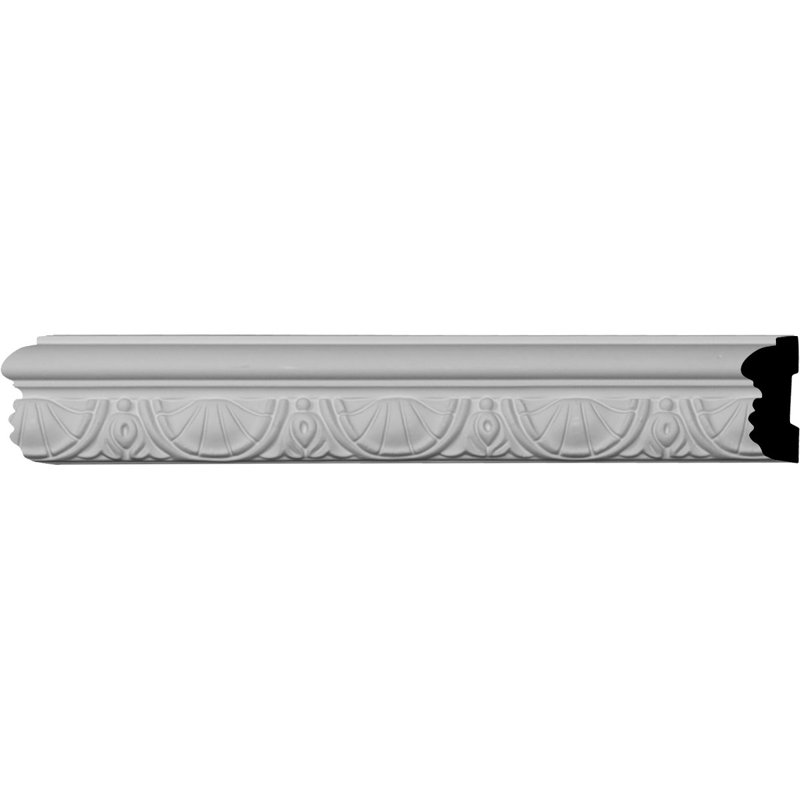 Shell 2.38'' H x 96.13'' W x 1.125'' D Urethane Chair Rail