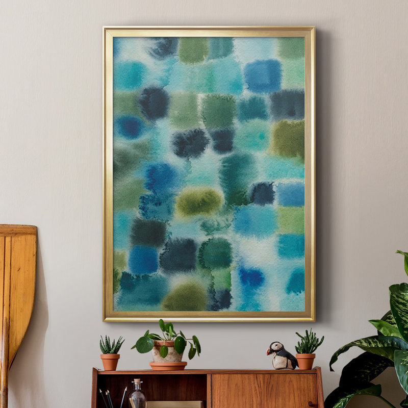 " Earthy Plexus II ", Gold, 30.5" W x 42.5" H