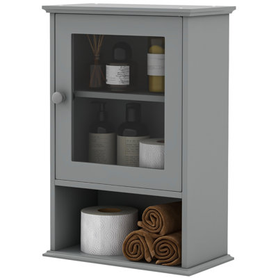 Alyose Glass Wall Bathroom Cabinet