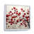 White Floater Framed