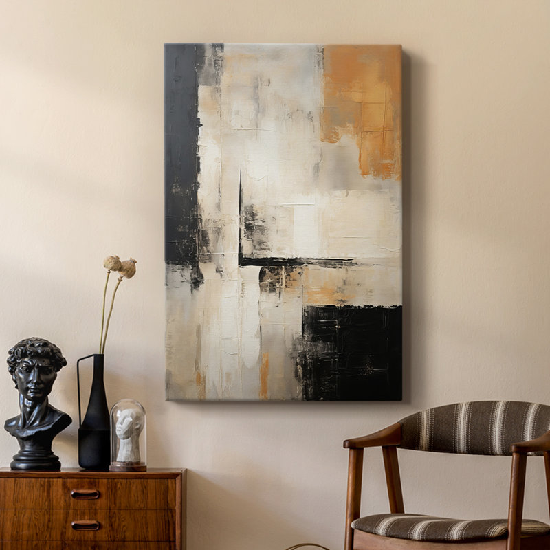ABSTRACT Series CCCLXX -Custom Wrapped Gallery Cavas, 18" H x 12" W