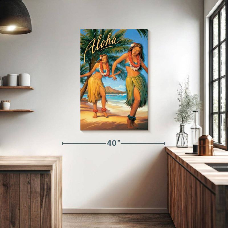 Enn Aloha Hawaii IV, H 39 po x l 26 po