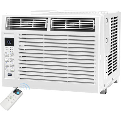 6,000 BTU DOE Quiet Window Air Conditioner ,3-in-1 Dry Mode, Fan with Remote Control
