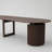 Oval 44" to 132" Extendable Dining Table with Removeable Leaf and Hidden Caster