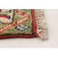 Tapis de couloir unique en laine noué à la main gazni rouge et doré des années 2010 de 2 pi 9 po x 9 pi 2 po Qaiden