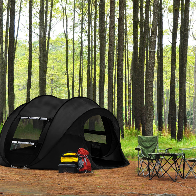 Carolynne 2 Person Tent, Black