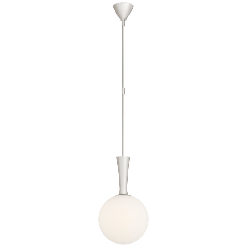 Aerin Sesia 1 - Light Small Pendant, Polished Nickel