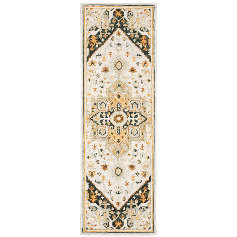 Eitelfritz Wool Oriental Indoor Rug, Runner 2'6" x 8'