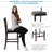 Anstice Upholstered Counter Stool with Solid Wood Frame-193812862