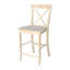 Tabouret de comptoir en bois massif Guzik-1950727749-1957863560