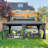 Outdoor Galvanized Steel Patio Gazebo with Double Roof-106495719-108682627