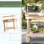 Mooresburg Garden Potting Bench Table with Sink Drawer 92x45x119cm
