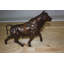 Tête de taureau Heloise - statue en bronze - taille: L 15 po x l 4 po x H 10 po.