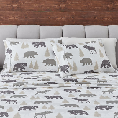 Ultra Soft Lodge Printed Microfiber Sheet Set