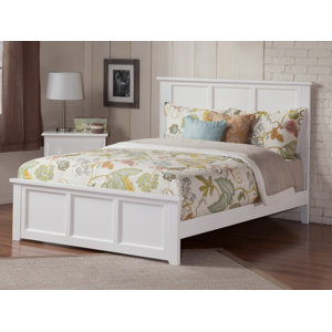 Madison Low Profile Solid Wood Platform Bed with Matching Footboard