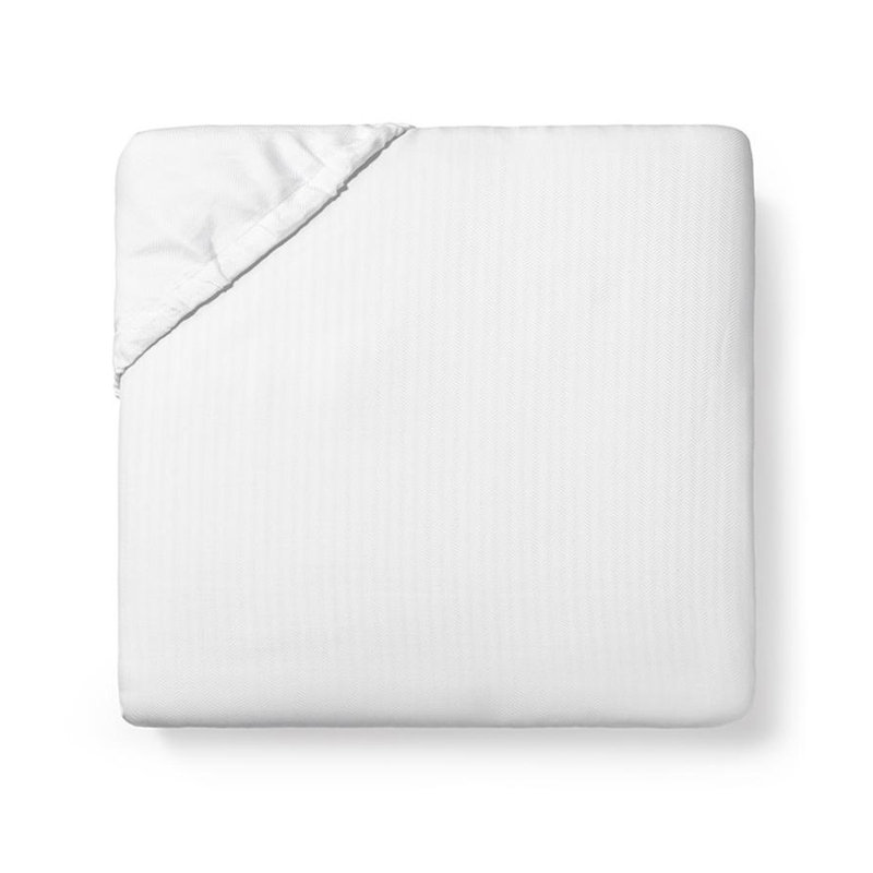 Tesoro Percale Fitted Sheet, Full, Ivory
