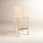 Atticus Counter Stool with Solid Wood Frame-689512201-732015849