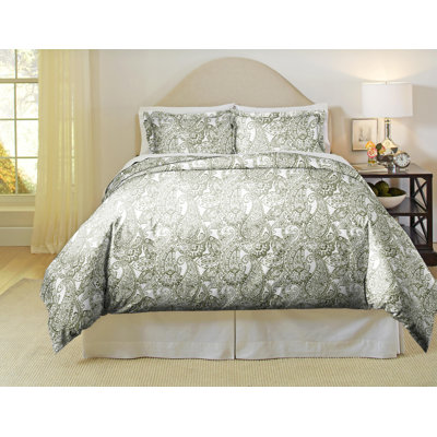 Boho Percale Paisley Duvet Cover