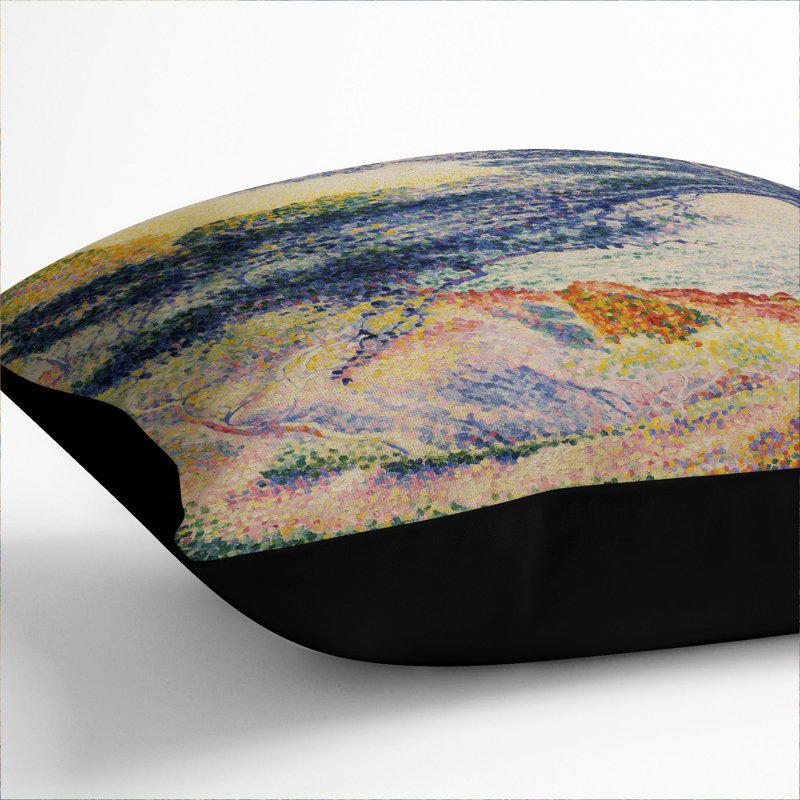 Le Cap Layet Square Throw Cushion, Black, 40cm H x 40cm W x 15cm D