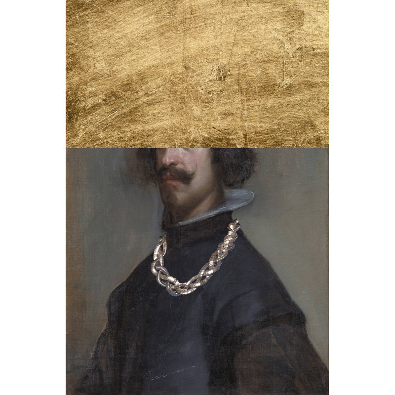 Sassy Master VI - Graphic Art Print, 122 cm H x 81 cm W, Black Floater Framed