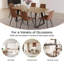 Ensemble de salle à manger extensible avec chaises rembourrées Jilliann-1360068124-1403823905
