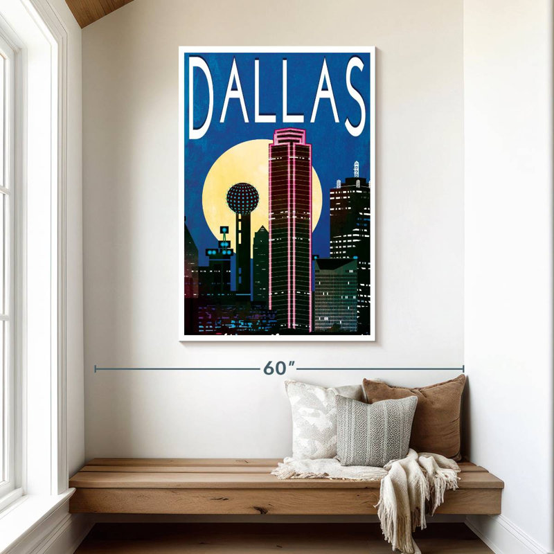 Dallas Night Glow, H 48 po x l 32 po