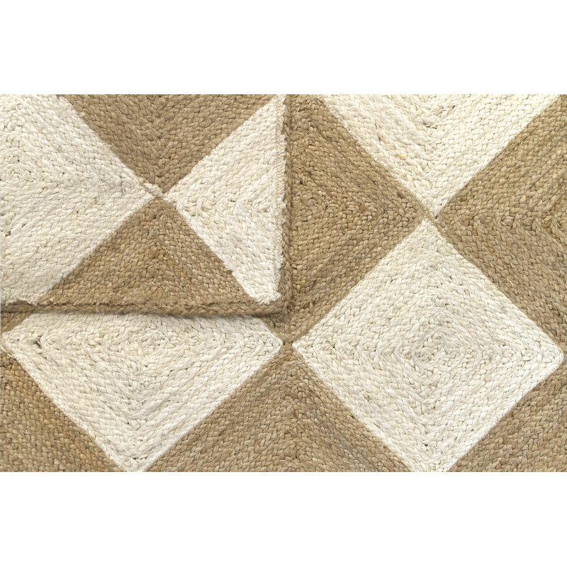 Ilene Geometric Hand Woven Area Rug, Rectangle 160 x 230cm