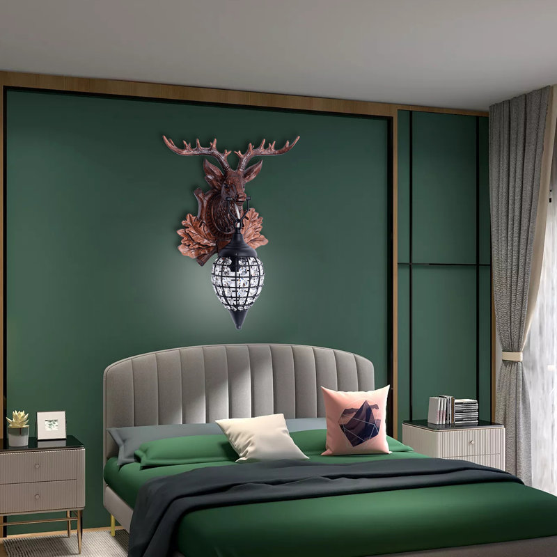 Applique murale en cristal à 1 lumière Adreyan