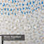 Rideau de douche abstrait abstrait abstrait féminin bleu avec 12 crochets-923602649